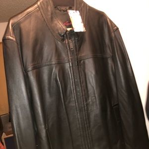 Robert graham leather jacket
